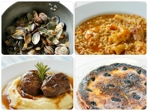 Collage con recetas de platos caseros del blog "Foodmorning"