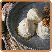Yogur helado de nueces y miel del blog "The sweetest taste"