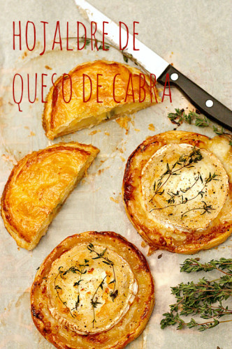 Hojaldre de queso de cabra y cebolla caramelizada del blog "Foodmorning"