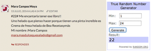 Sorteo del libro Polos & Helado de Sandra Mangas