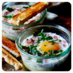 Huevos en cocotte de Chez Silvia