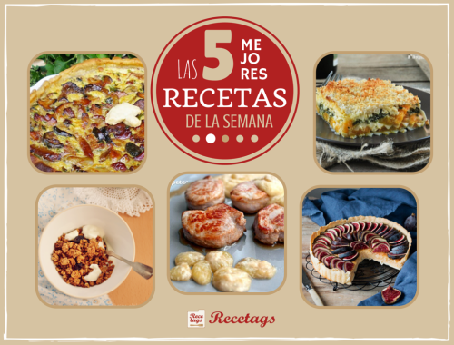 top 5 semanal recetas de recetags