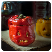 Pimientos terroríficos del blog Pimientos verdes para el top5 de Recetags