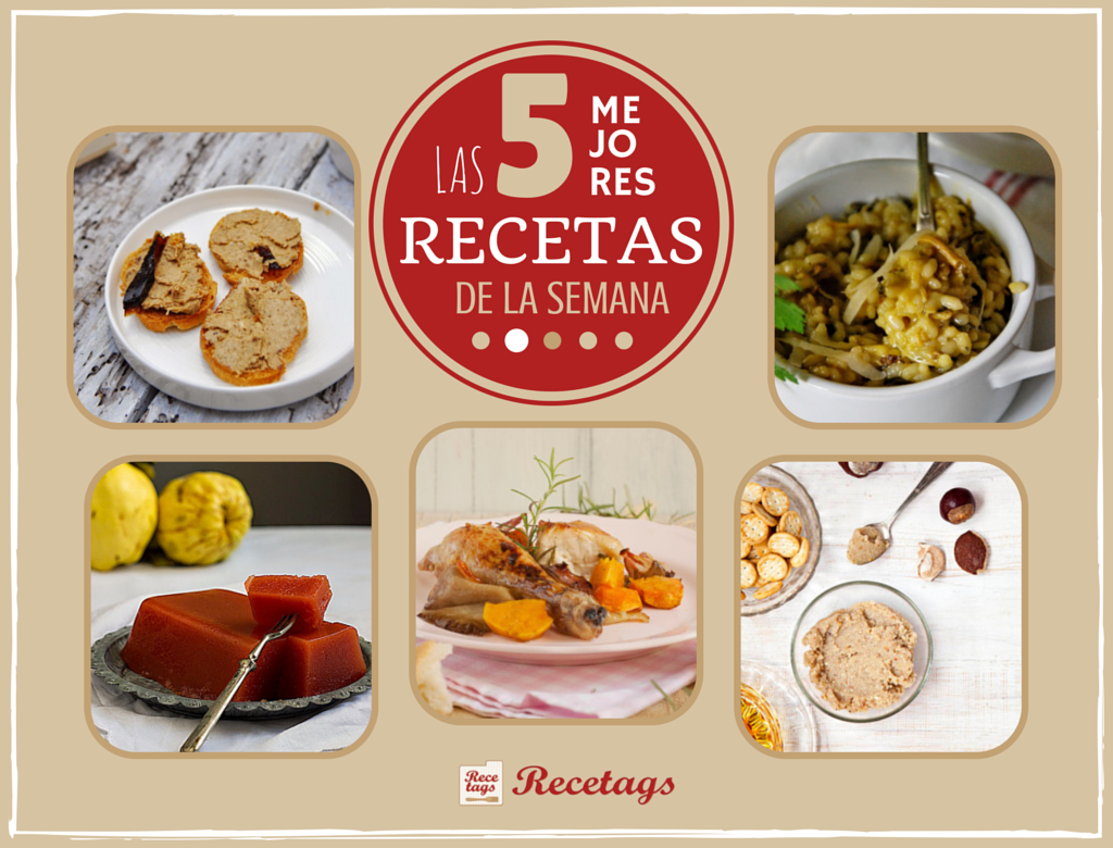 Top 5 semanal. Recetas en el corazón del otoño.