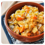  Puré con calabaza, manzana y queso del blog L'Exquisit
