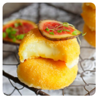 queso frito con higos de Mi dulce tentación