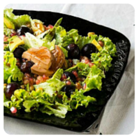 Ensalada de foie y granada