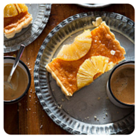 Una tarta de crema y piña confitada en el top 5 semanal