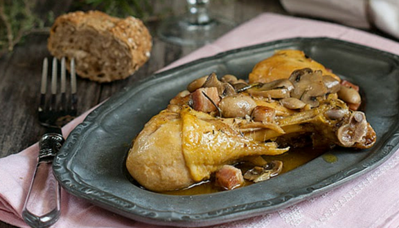 Fricasé de pollo, una receta tradicional en el top 5 semanal