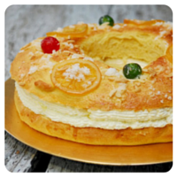 Roscón de Reyes relleno de nata en nuestro Top 5 semanal