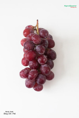 Las uvas de mesa se agrupan en racimos