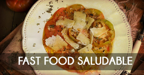 Recetario Fast Food Saludable para aprender a comer sano y mejor.