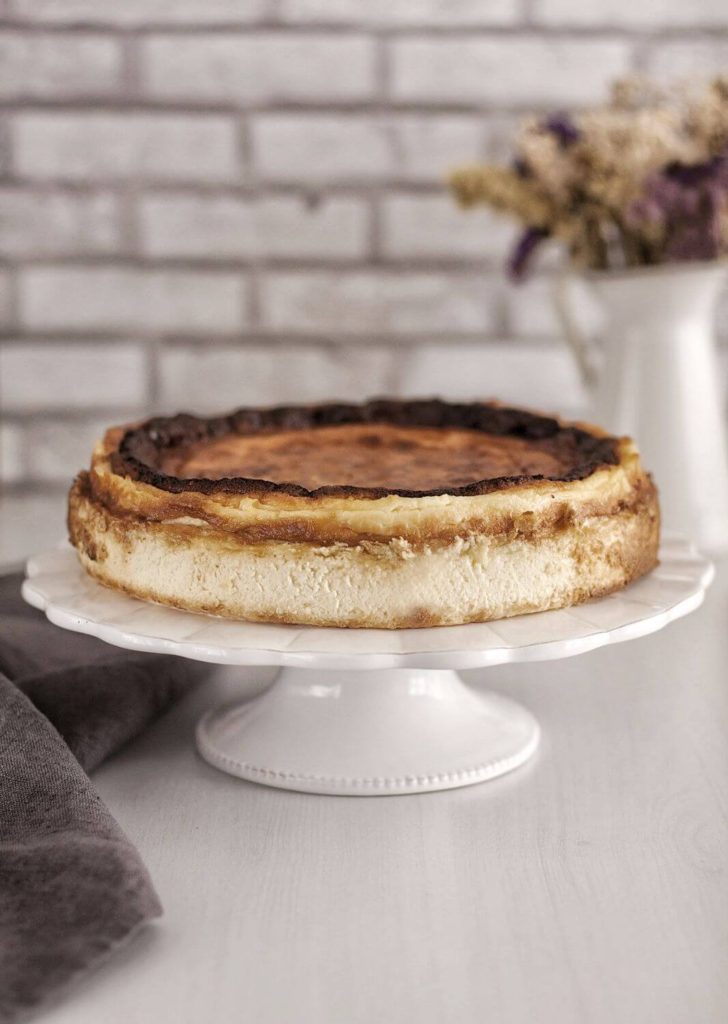 Tarta de Queso La Viña elaborada por María José del blog Dit i Fet para Recetags